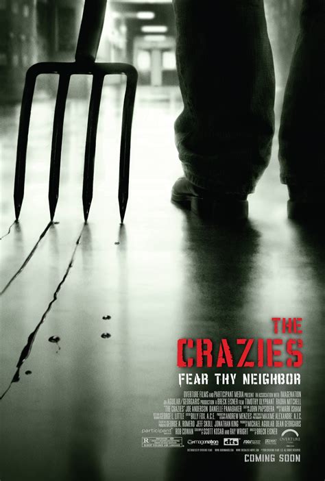 Referenced in. "31 Days of Horror" The Crazies (2010) (TV Episode 2010) Movie is reviewed. "Midnight Movie Review" The Crazies (TV Episode 2011) the topic of discussion in this episode. "Blood and Guts with Scott Ian" Scott Ian Gets His Face Knifed by Rob Hall (TV Episode 2012) Many images and props from the remake of The Crazies are on …